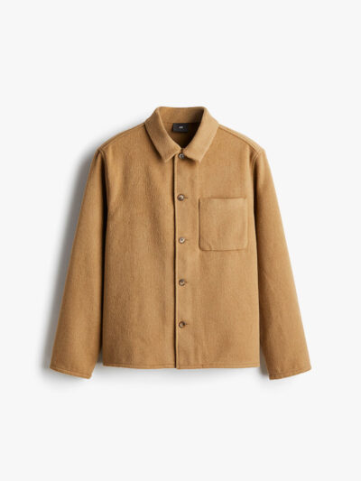 Regular Brushed Overshirt